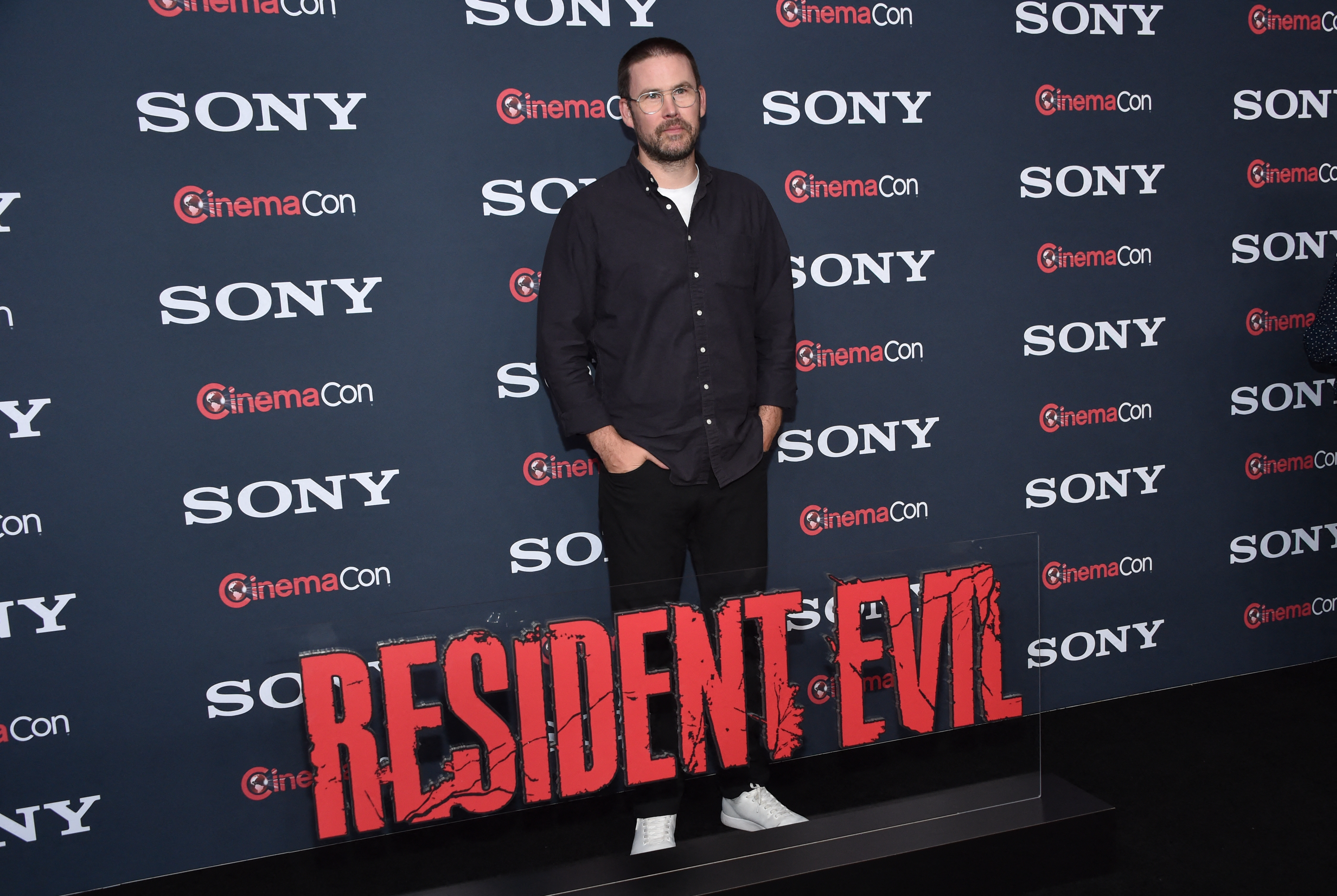 Zach Cregger at the Sony Pictures CinemaCon photo call at Caesars Palace in Las Vegas