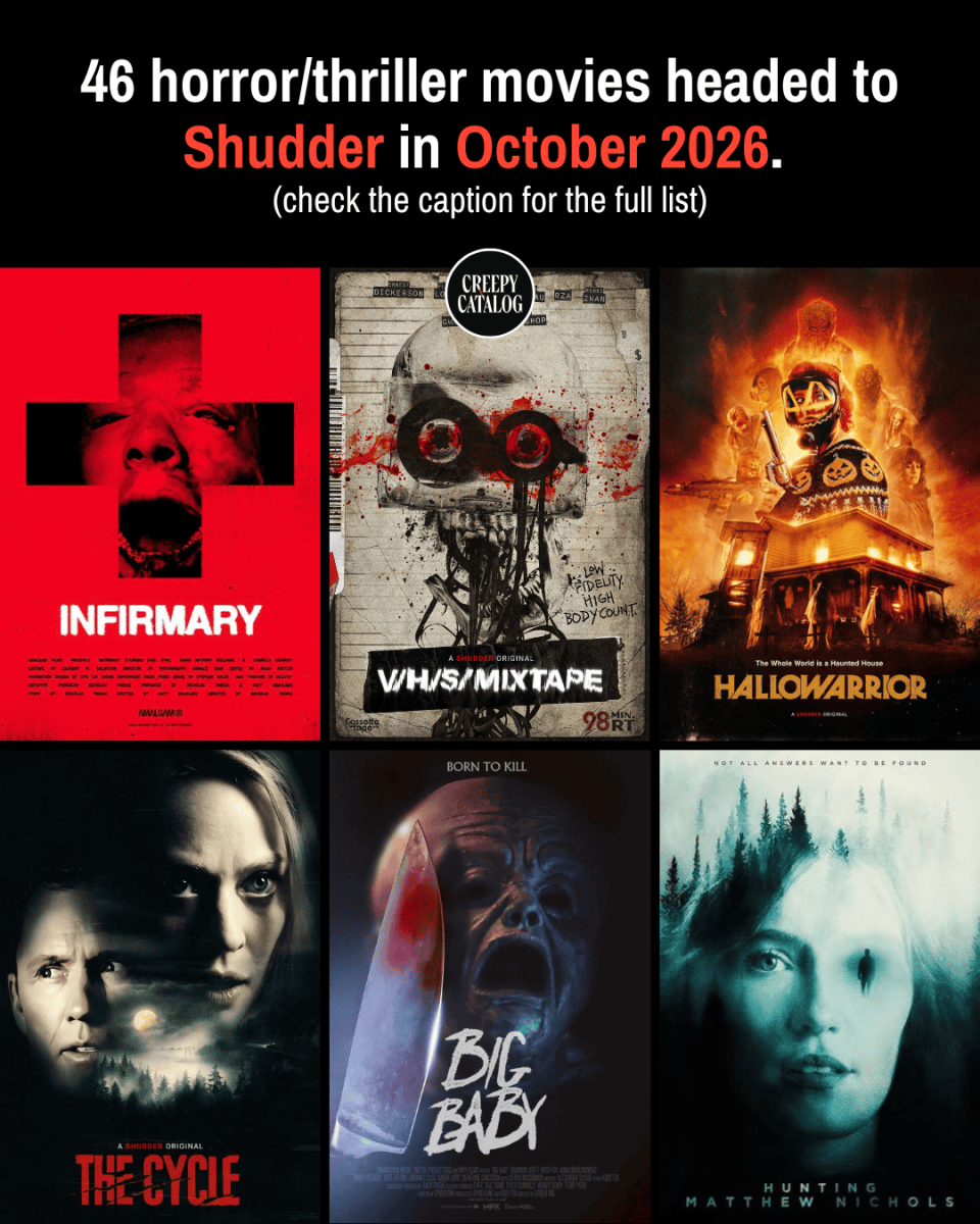 46 Horror/Thriller Movies Headed to Shudder in October 2026