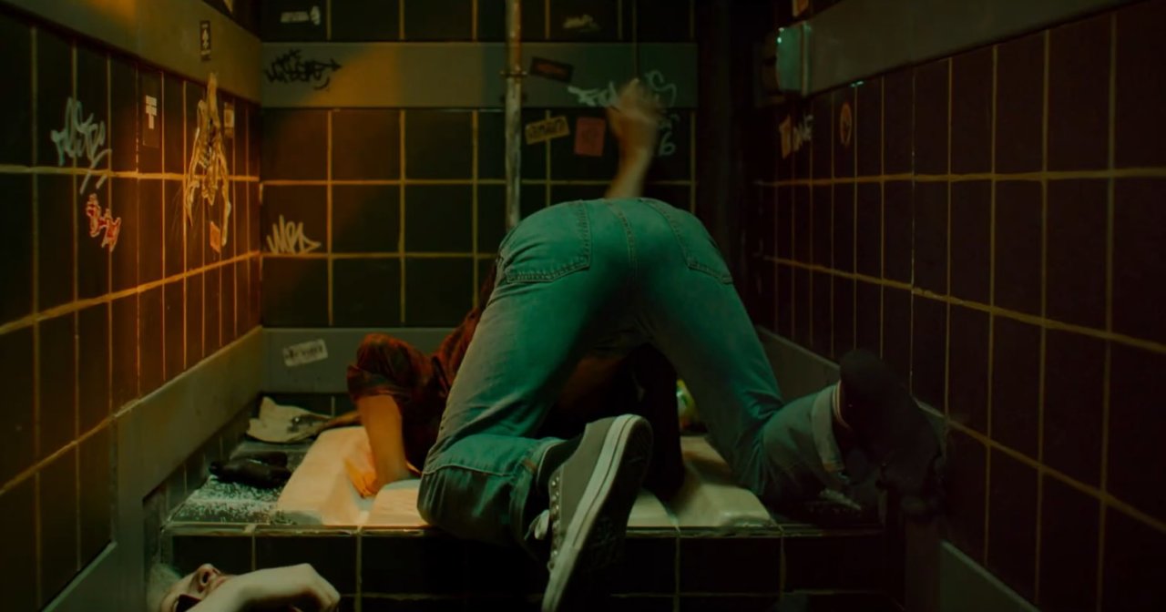 A Man Gets His Head Trapped in a Toilet in the Horror Comedy 'Flush', Now on VOD
