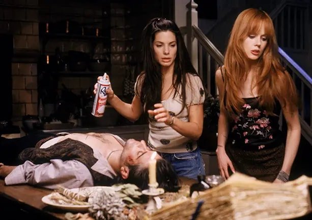 A still from the 1998 film Practical Magic