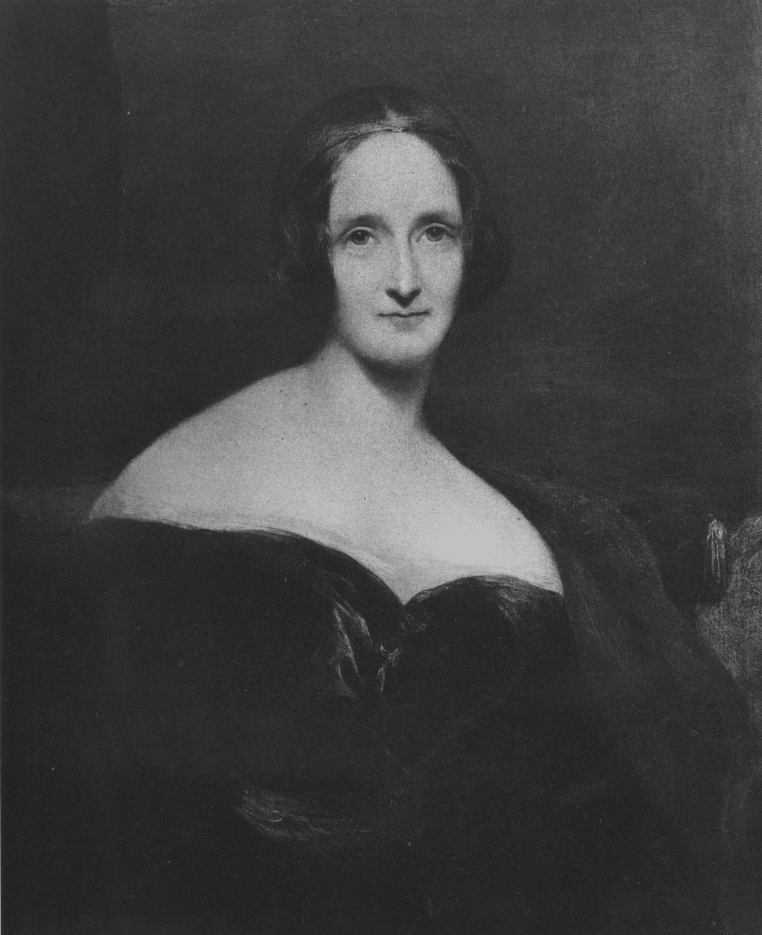 Portrait of Mary Wollstonecraft Shelley, circa 1830