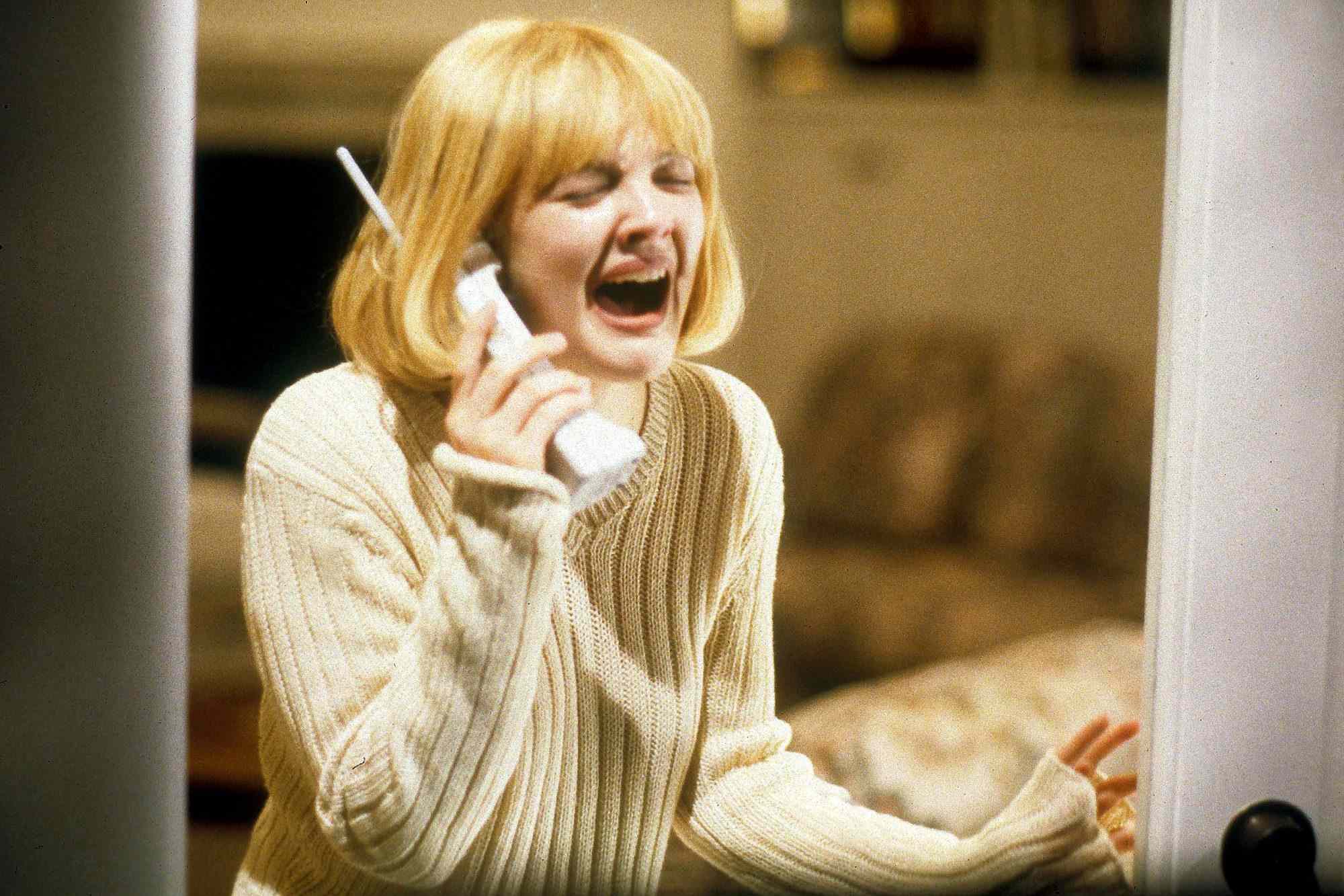 A still from the 1996 horror film Scream directed by Wes Craven.