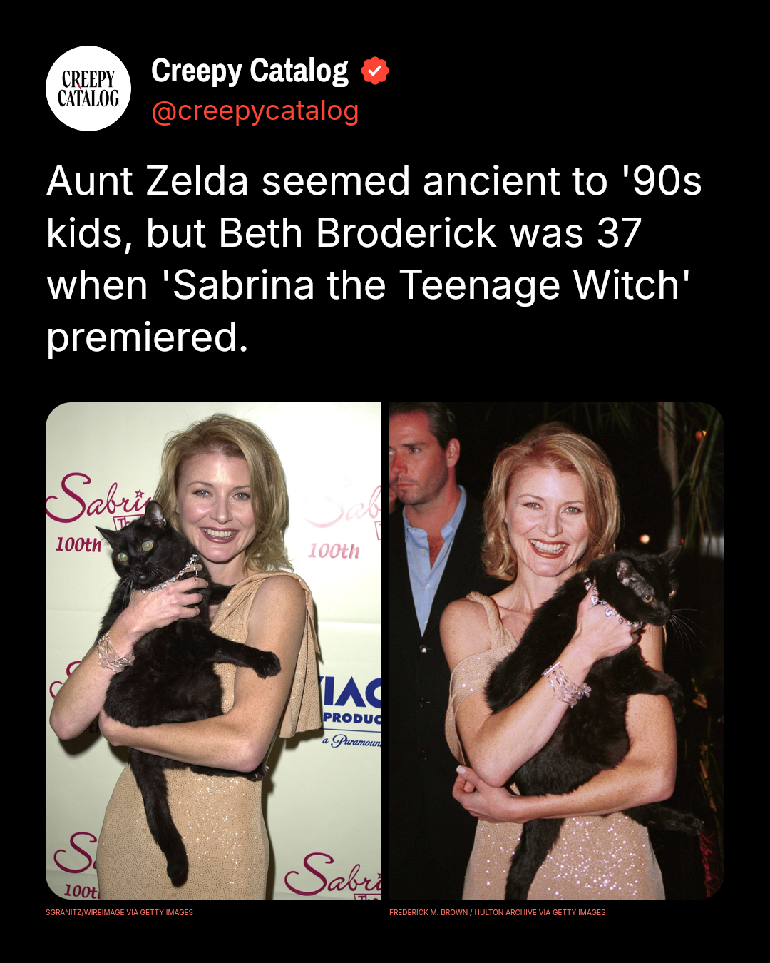 Beth Broderick, actress known for playing Aunt Zelda on Sabrina the Teenage Witch