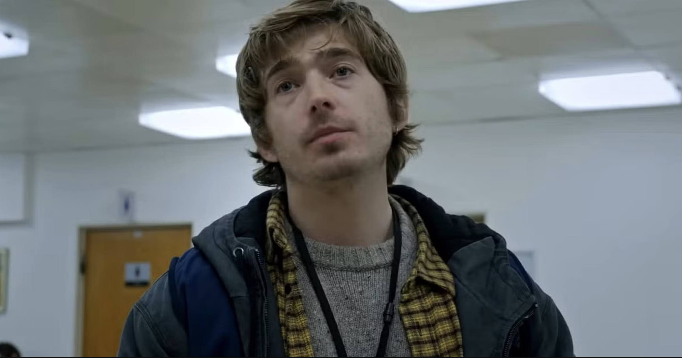 Austin Abrams in a still from Resident Evil (2026)