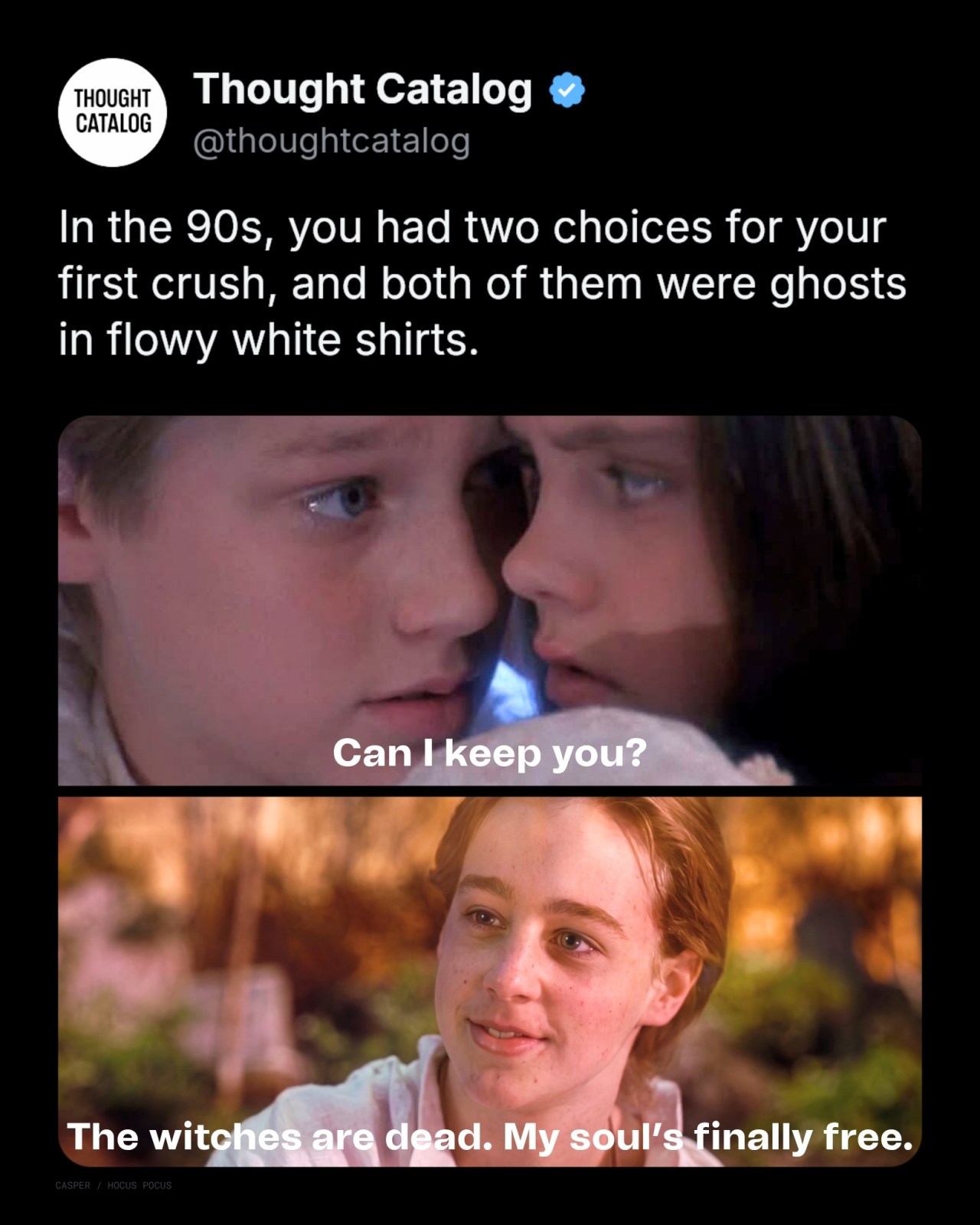 Casper and Thackery Binx Were the 90s Kids' First Movie Crushes, and Devon Sawa Still Hears About It