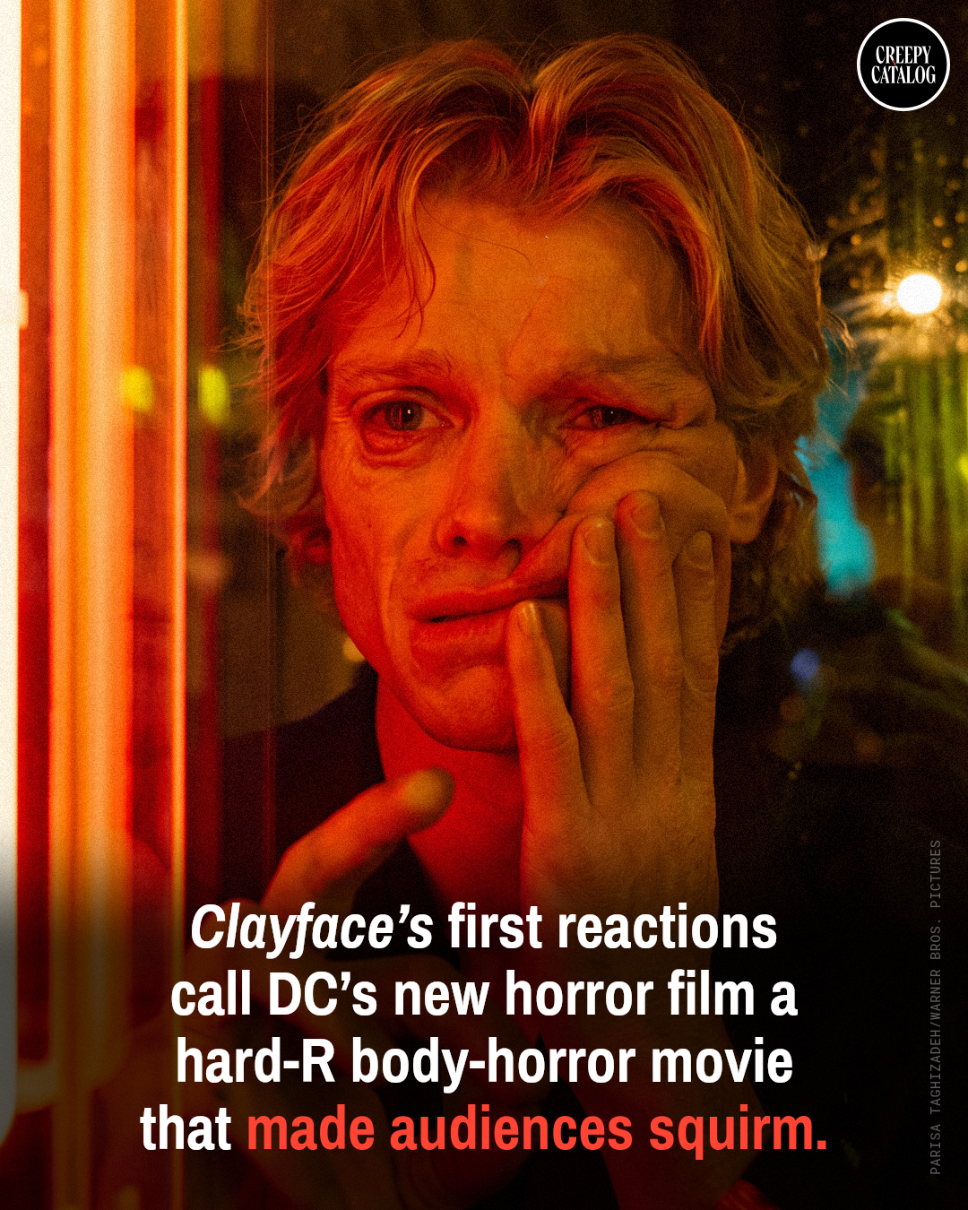 A scene from DC Studios' Clayface