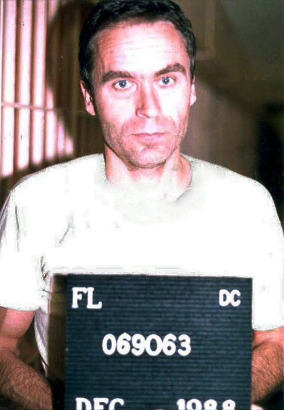 Ted Bundy in a Florida Department of Corrections photo