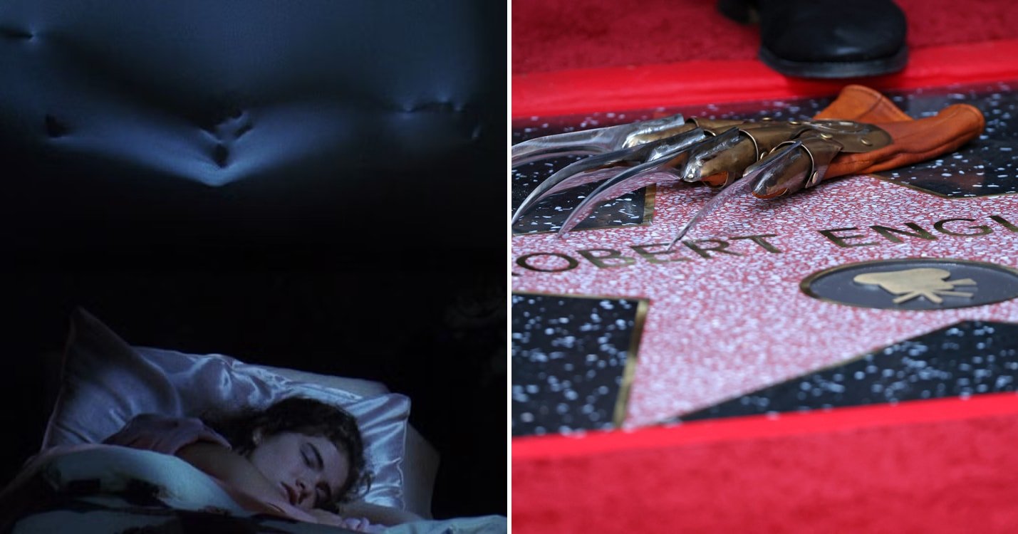Freddy Pushing Through Nancy's Wall in a Nightmare on Elm Street Was Spandex from a Fabric Store