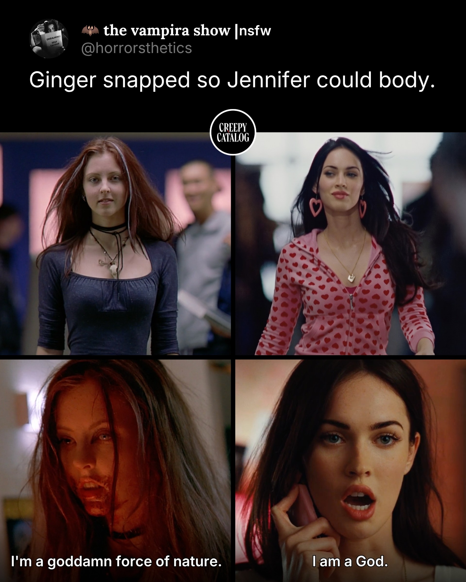 Ginger Snaps Was the Cult-Horror Predecessor to Jennifer's Body