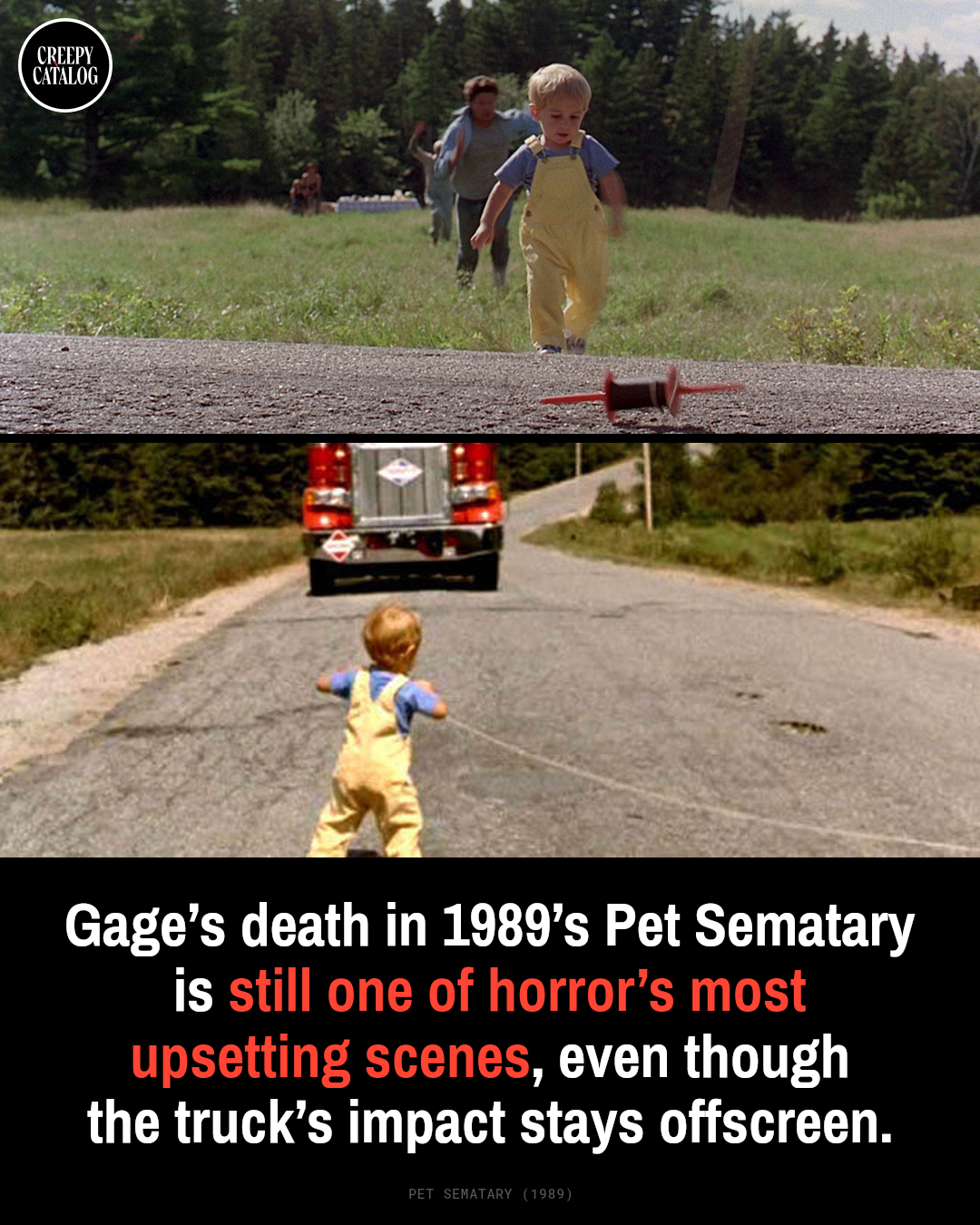A scene from the 1989 horror film Pet Sematary