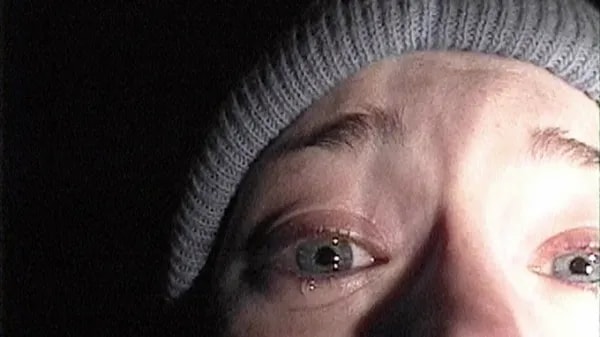 A still from the 1999 horror film The Blair Witch Project
