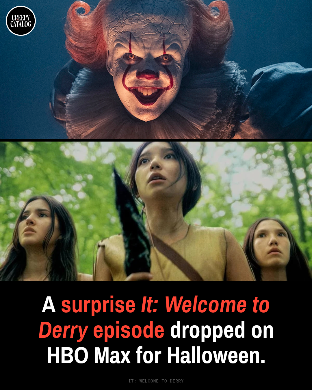 A scene from the HBO Max series It: Welcome to Derry