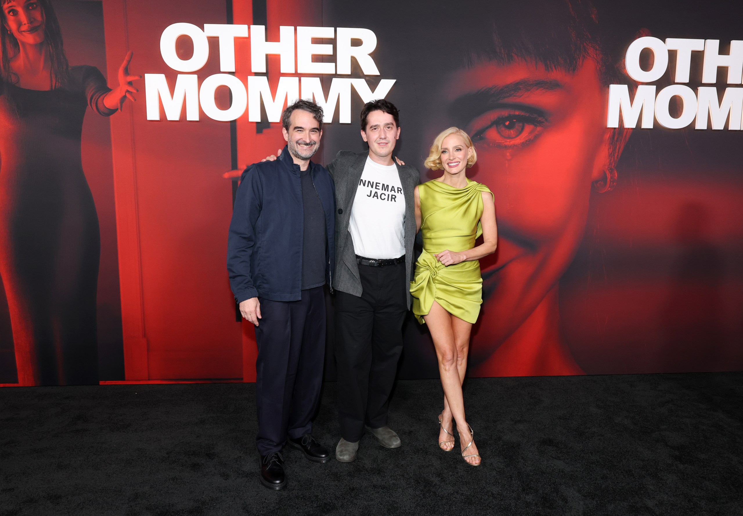 Jay Duplass, Rob Savage, and Jessica Chastain at the Other Mommy fan screening at Universal Cinema AMC at CityWalk Hollywood