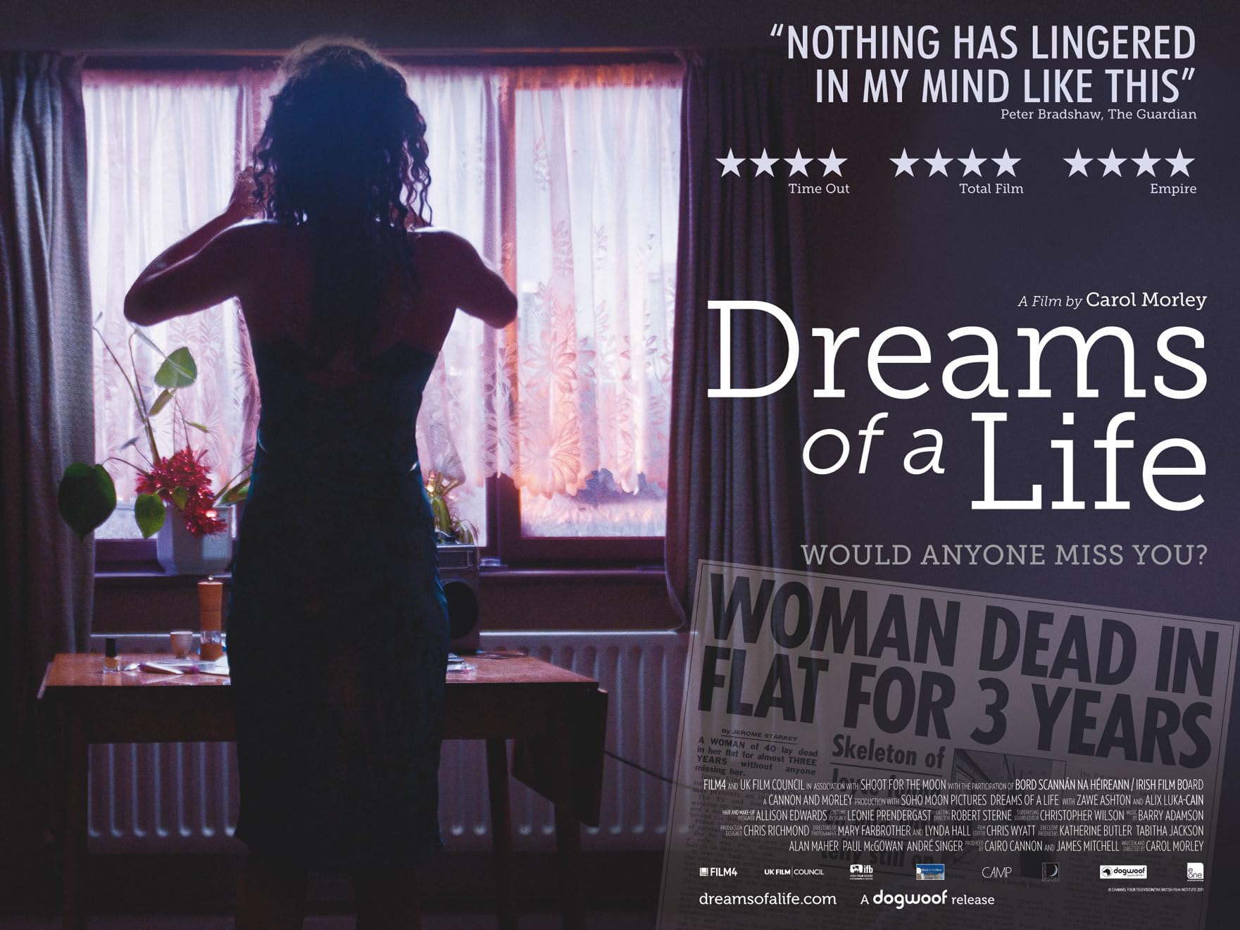 Still image from the 2011 documentary Dreams of a Life about Joyce Vincent