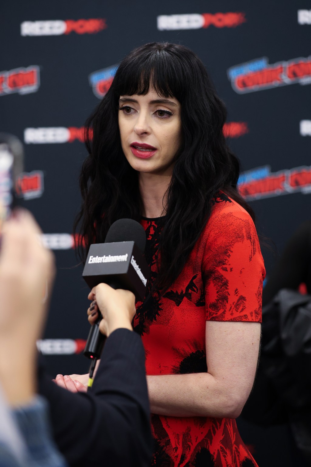 Krysten Ritter at the Marvel Panel at New York Comic Con 2026 at the Javits Center