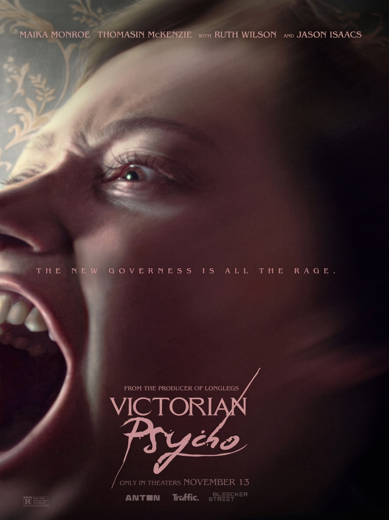 Maika Monroe's 'Victorian Psycho' Has a New Official Poster Ahead of Its November 13 Theatrical Release