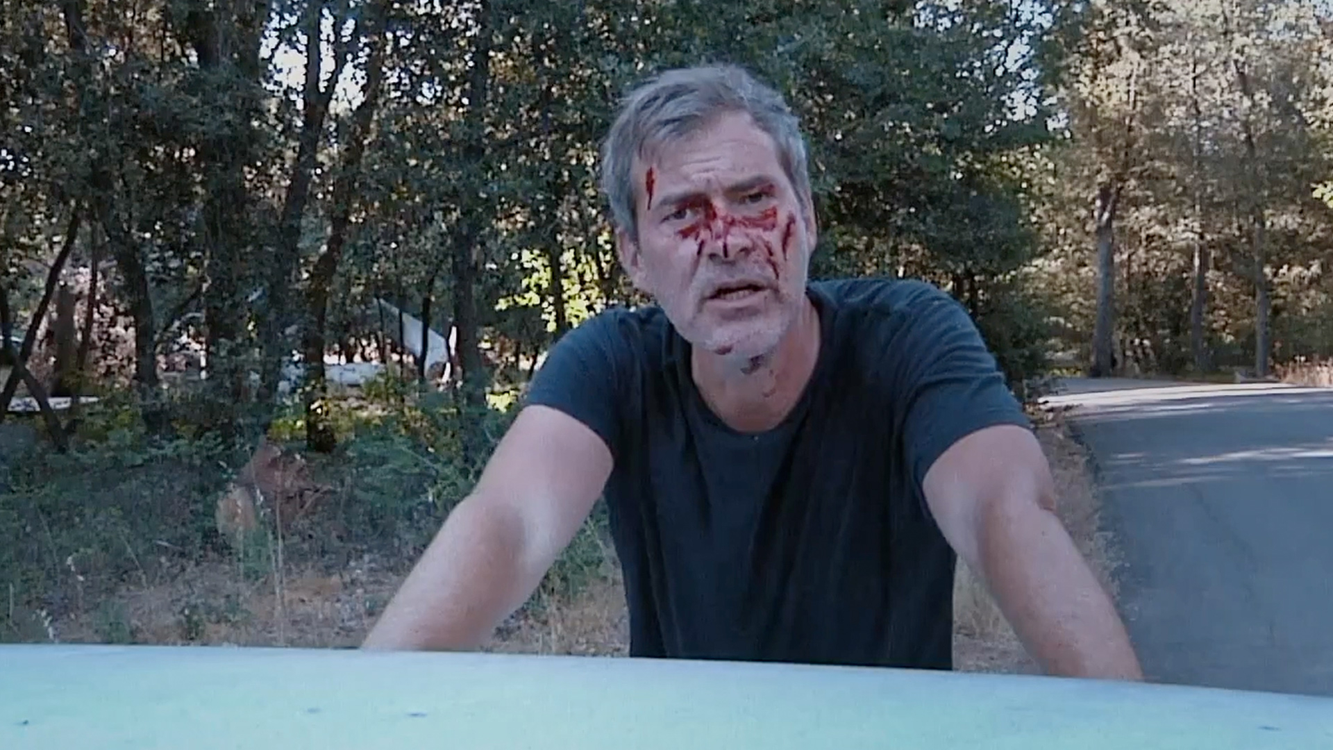 A still from The Creep Tapes on Shudder