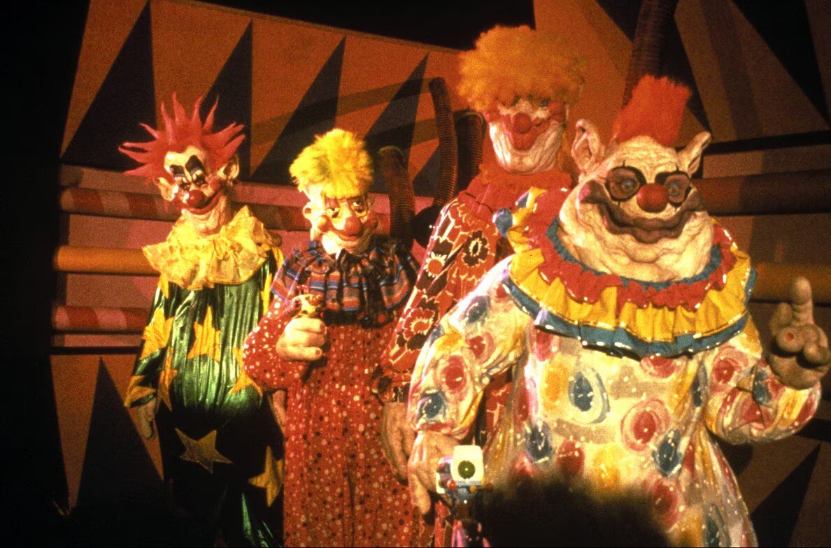 A clown character from the 1988 horror-comedy film Killer Klowns from Outer Space