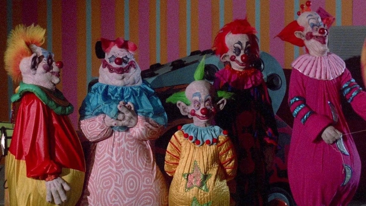 A clown from the 1988 horror film Killer Klowns from Outer Space