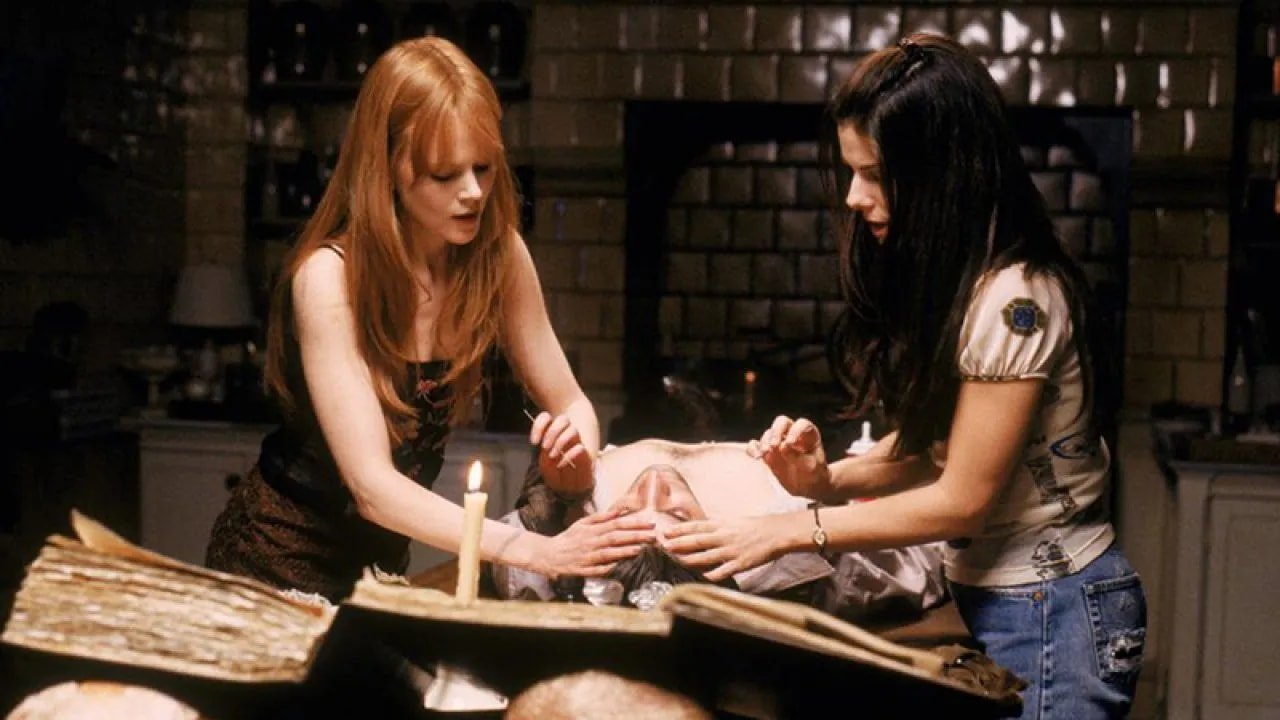 A still from the 1998 film Practical Magic
