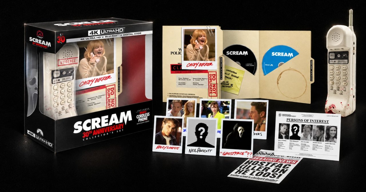 Scream’s 30th-Anniversary 4K Set Comes with a Replica of Casey Becker’s Phone That Rings and Plays Movie Quotes
