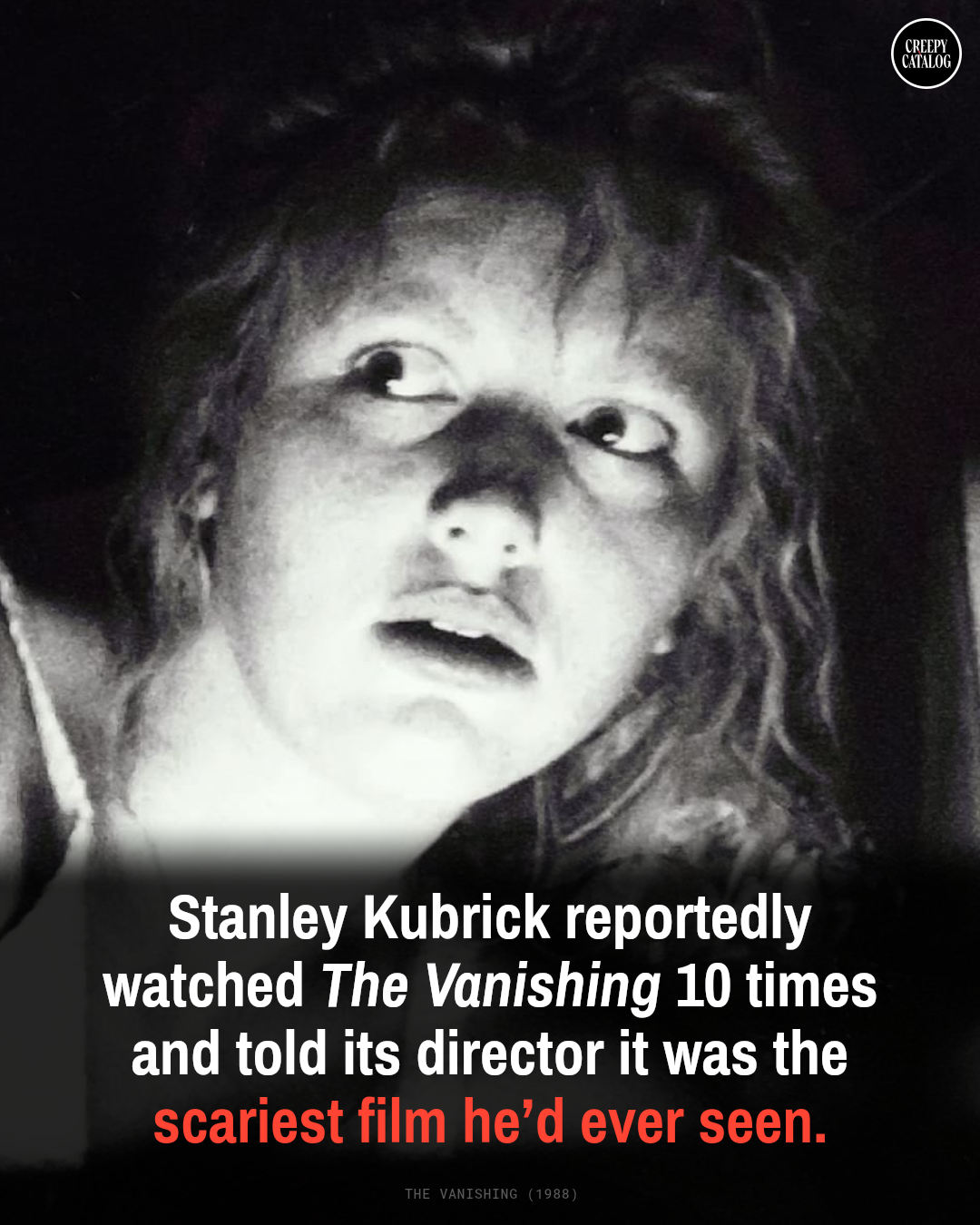 Click to open the image gallery A still from the 1988 Dutch thriller The Vanishing (Spoorloos)