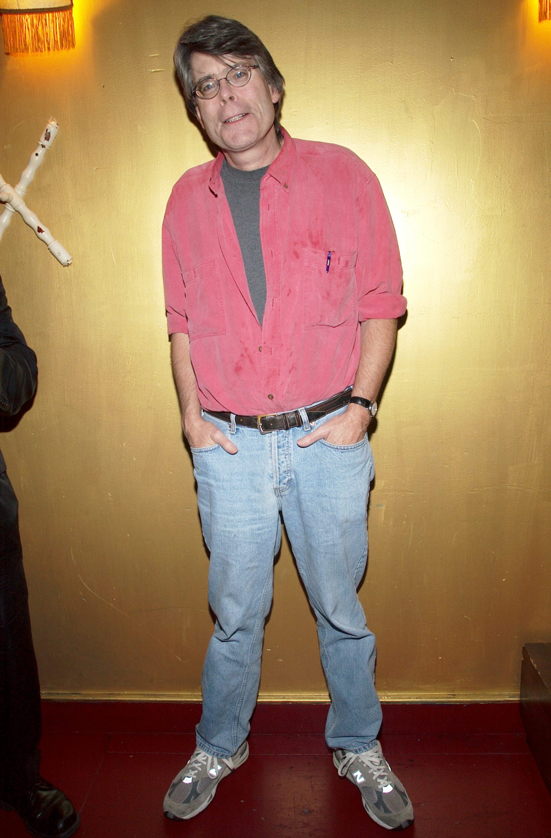 Stephen King speaking at the 2002 New Yorker Festival at the Bowery Ballroom in New York City