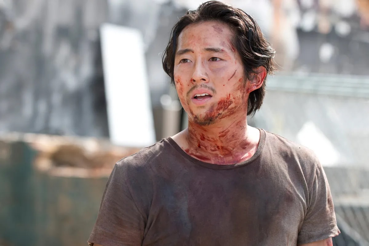 Steven Yeun as Glenn Rhee in The Walking Dead