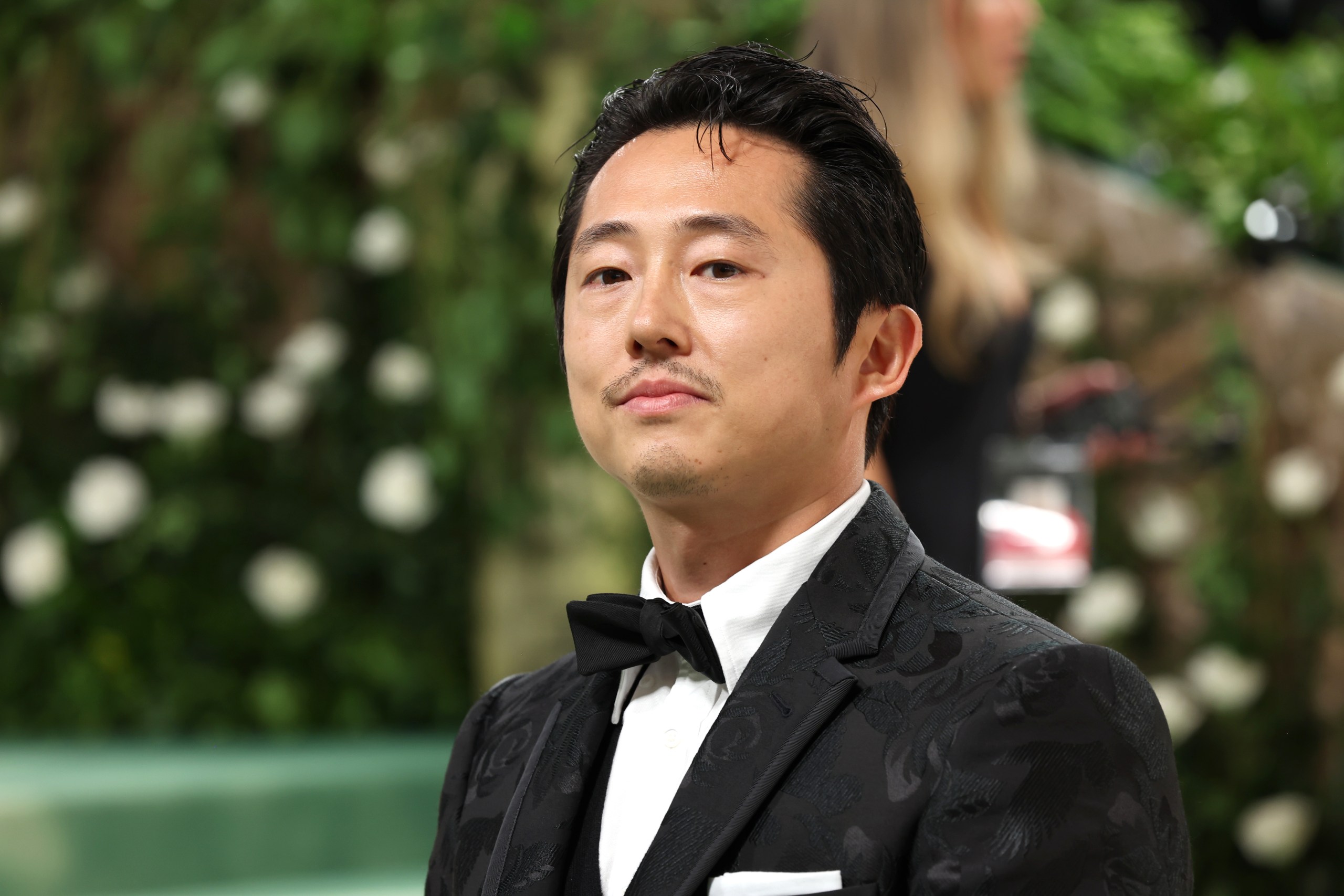 Steven Yeun at the 2024 Met Gala arrivals at the Metropolitan Museum of Art in New York City