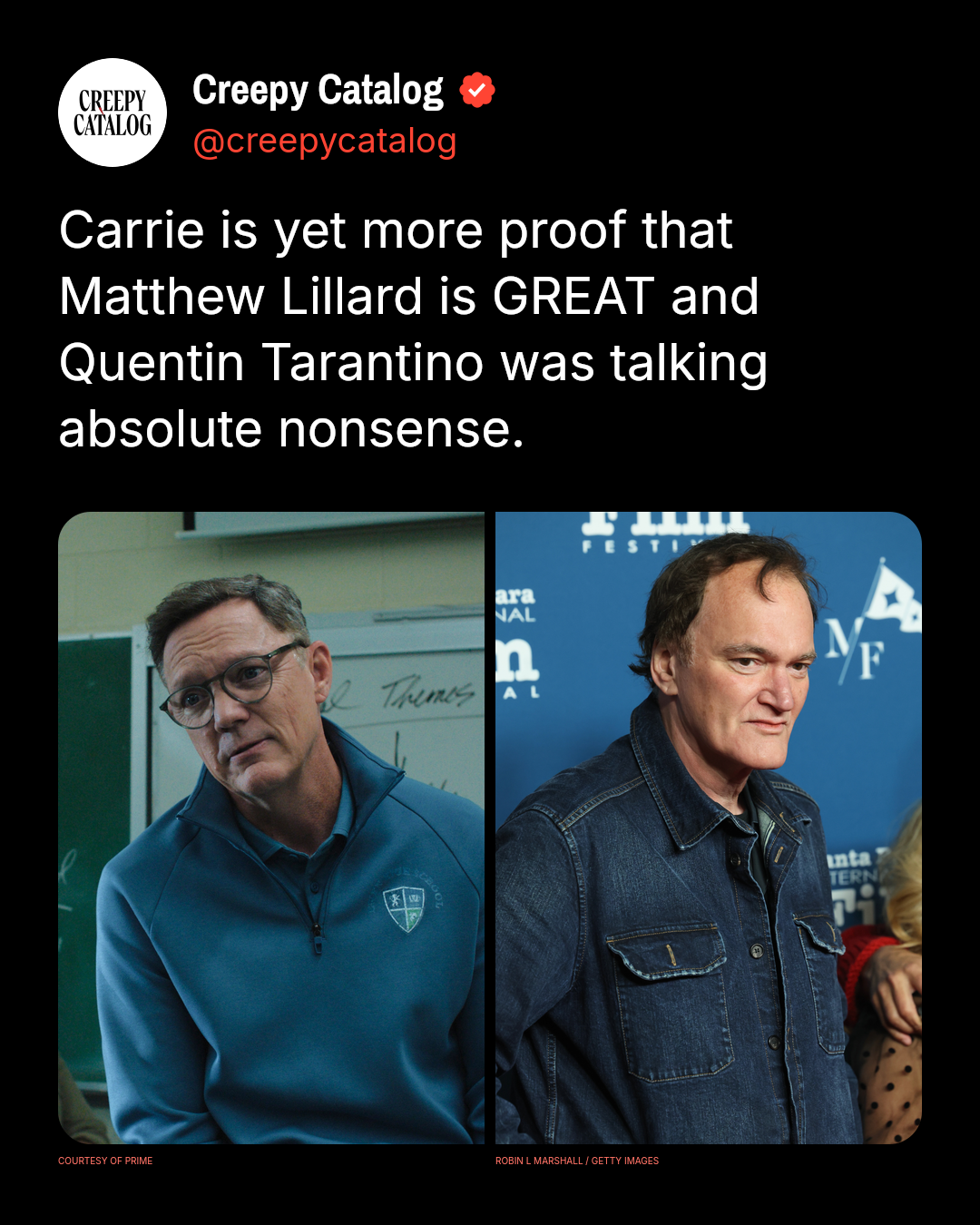 Matthew Lillard posing for a portrait
