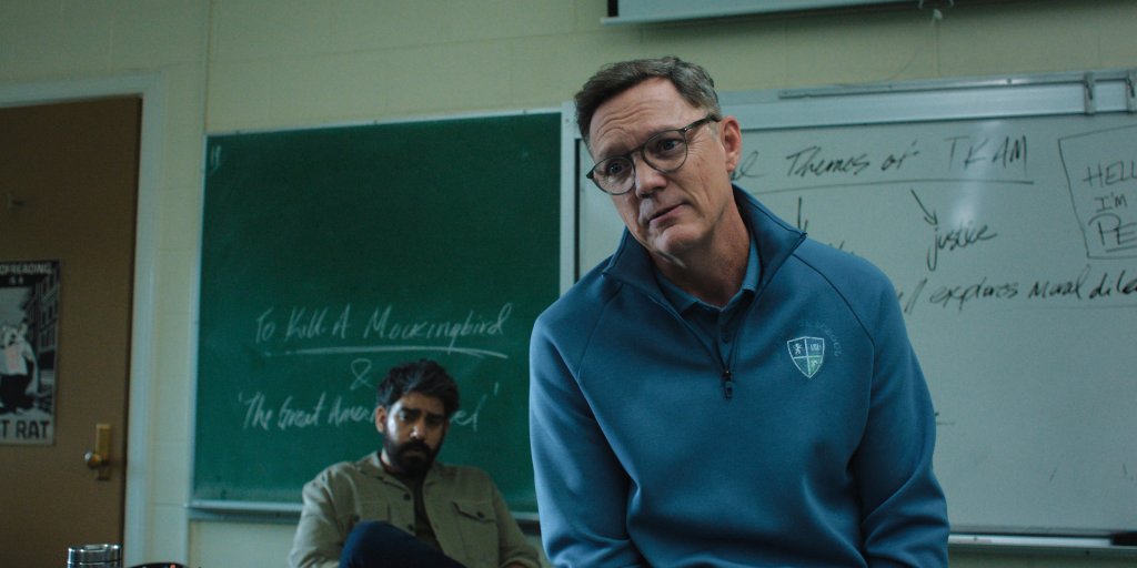 Rahul Kohli and Matthew Lillard at the Carrie premiere event
