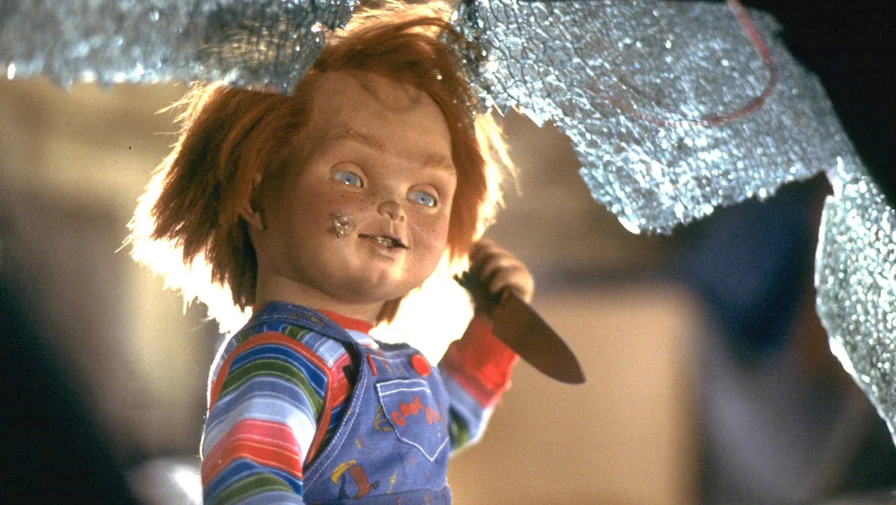 Child's Play (1988)
Directed by Tom Holland
Shown: Chucky, a doll whose body has been inhabited by the soul of a psychotic mass murderer