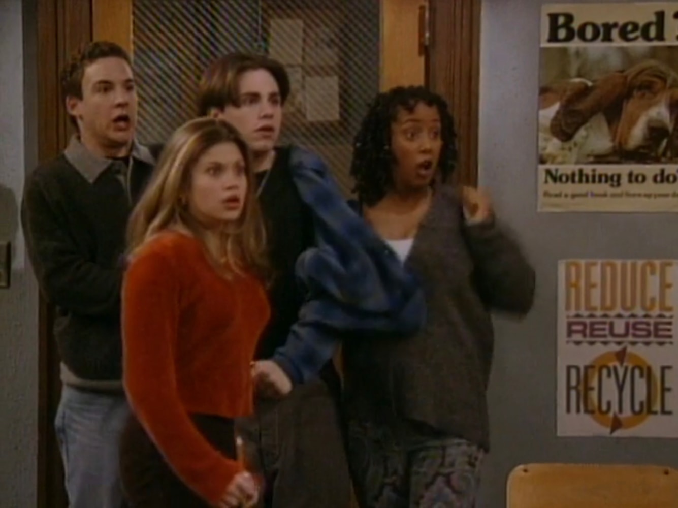 A scene from the Boy Meets World TV show