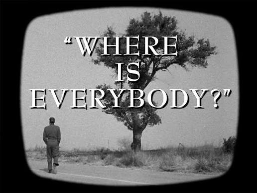 A scene from The Twilight Zone TV series