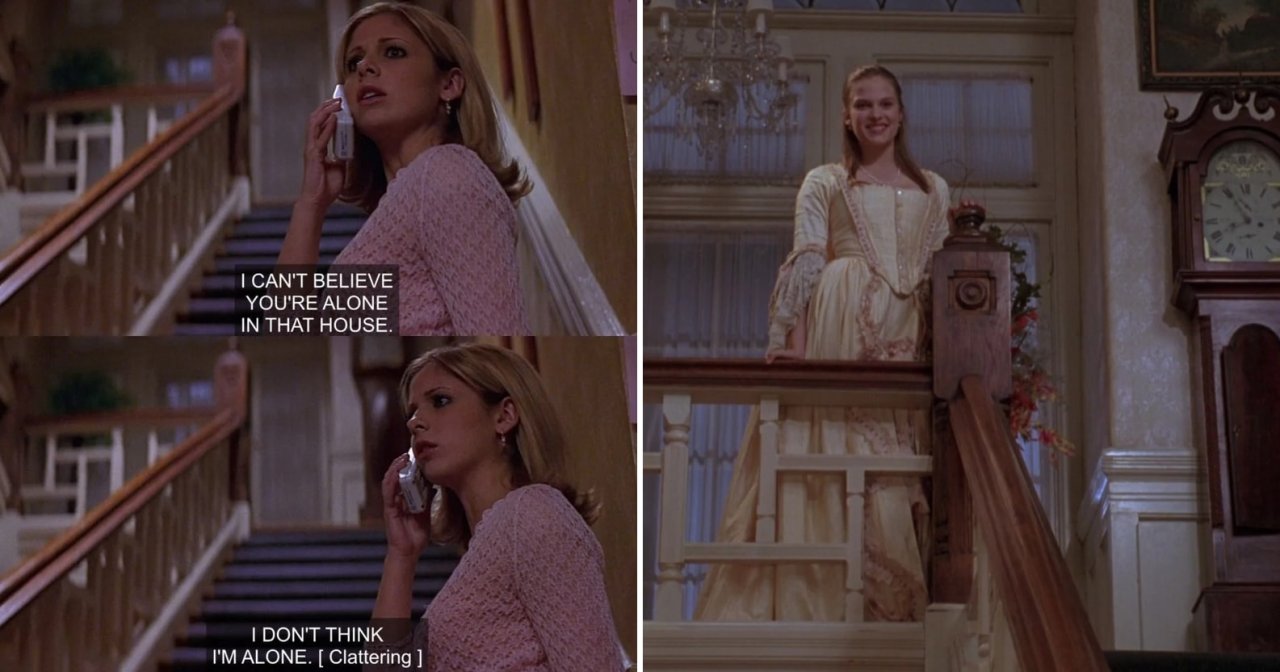 A scene from Scream 2 (1997)