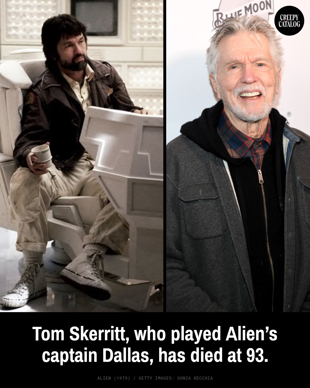 Tom Skerritt as Captain Dallas in a still from the 1979 film Alien