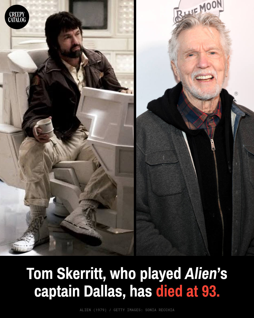 Tom Skerritt as Captain Dallas in a scene from the 1979 film Alien