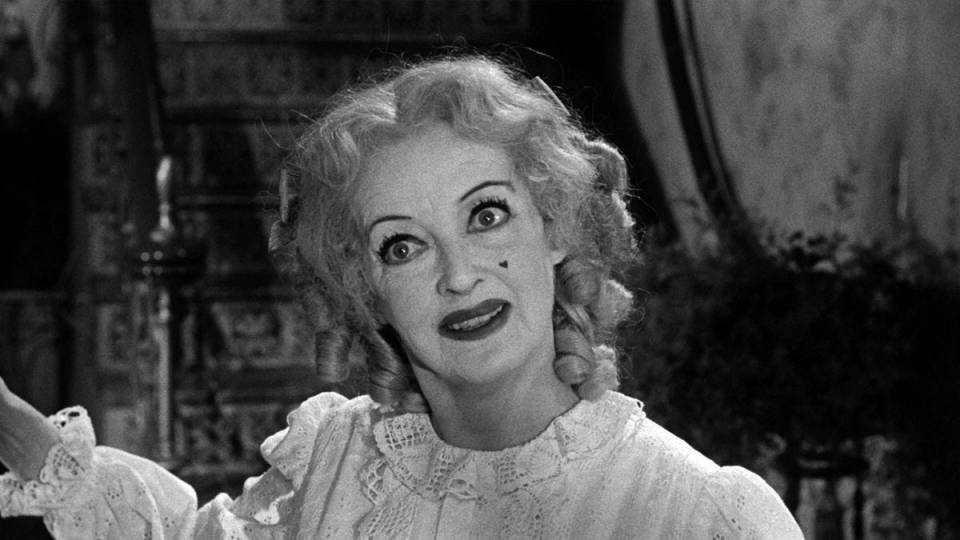 Still from What Ever Happened to Baby Jane? (1962) featuring Bette Davis and Joan Crawford
