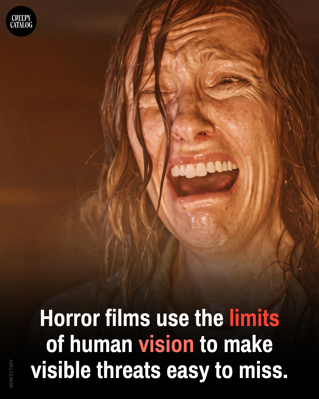 A dark, shadowy scene from the horror film Hereditary